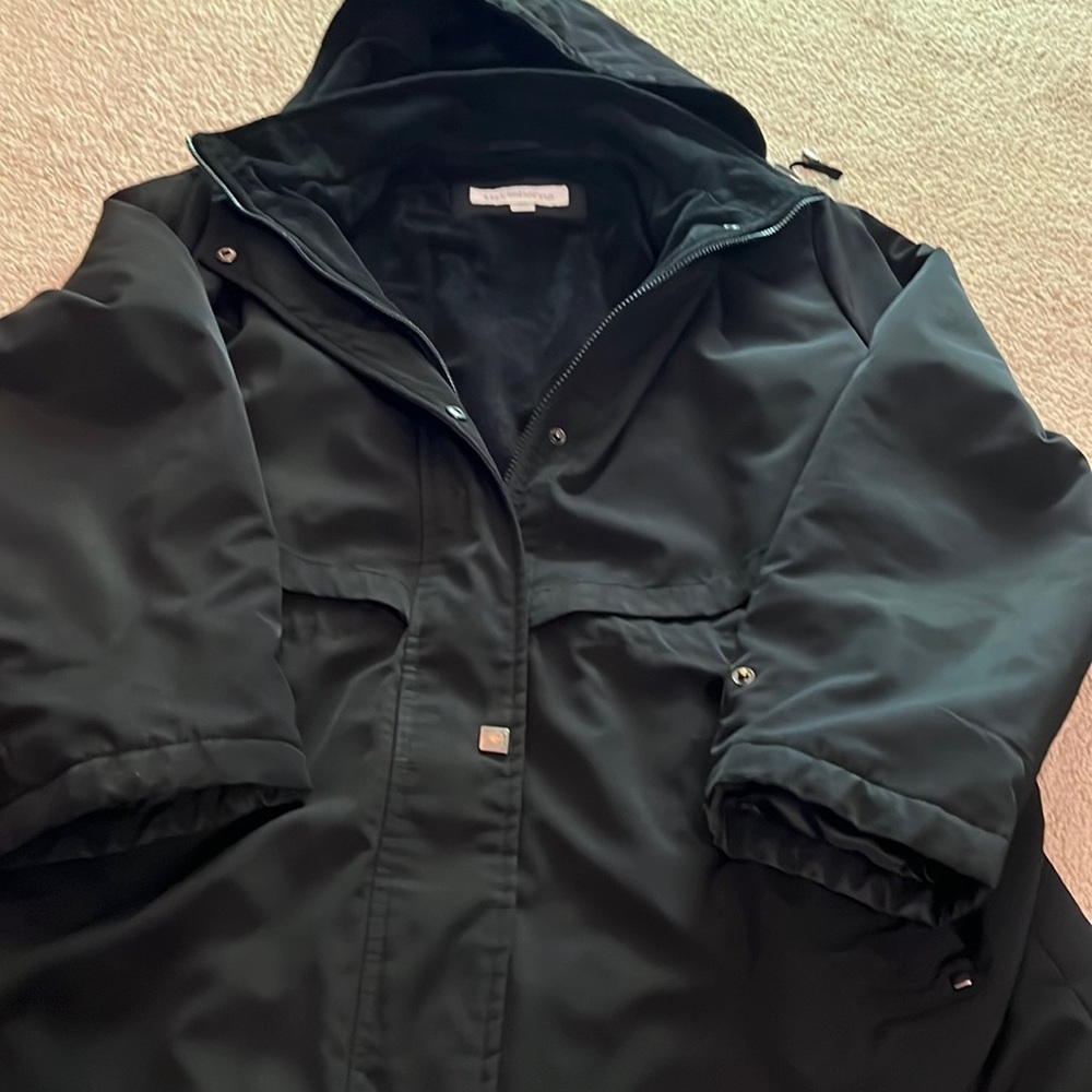 Liz Claiborne black lined winter jacket XL